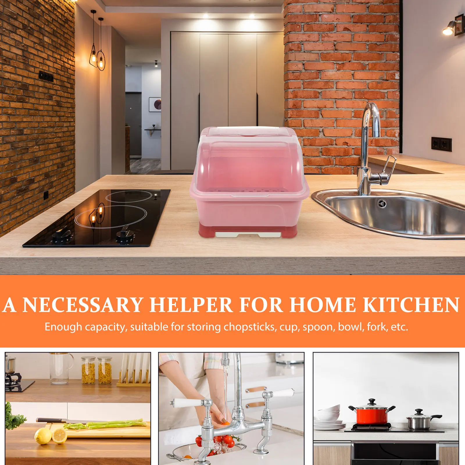 1pcs-tableware-draining-box-kitchen-chopsticks-bowls-storage-organizer-pp-material-transparent-cover-dry-cutlery-holder