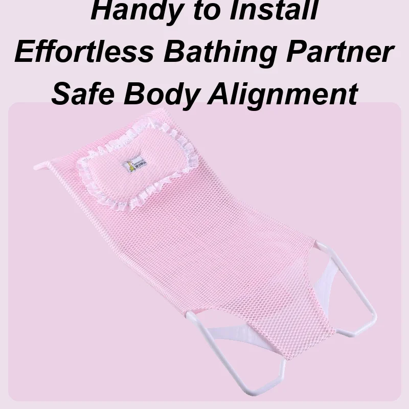 

Baby Tub Insert Bathing Bracket Bathroom Shower Support Seat Pad Soft Cushion For 0-6 Months Old Toddler Girls