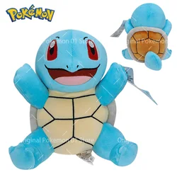 New Original Pokemon Plush Toy Squirtle Soft Throw Pillow Stuffed Animal Kawaii Anime Dolls Birthday Gift for Kids