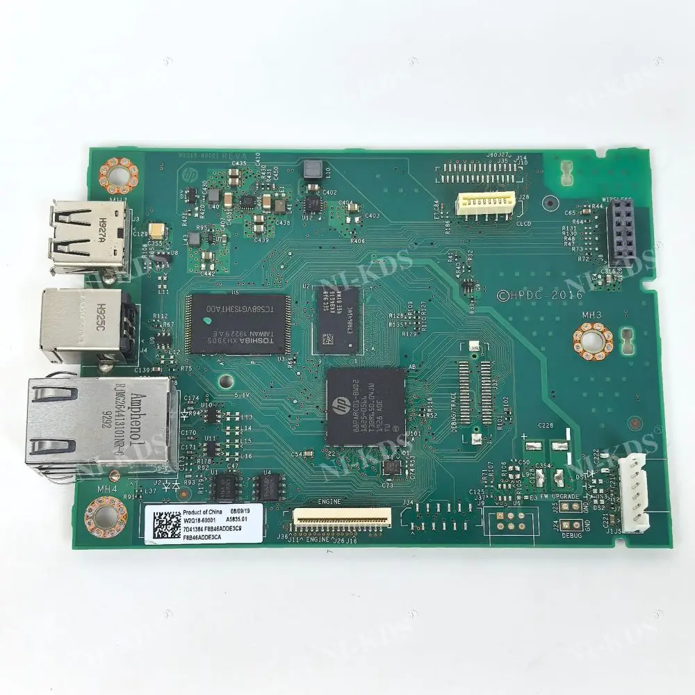 

W2Q19-60001 Formatter Board for HP LaserJet M454DN M454NW M454DW M454 454DN 454NW 454DW 454 Mainboard Logic Board W2Q18-60001