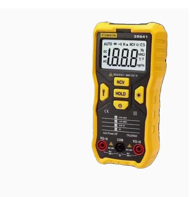 Outil BESTIR 6F22 9V affichage LCD multimètre numérique Intelligent avec processeur MCU haute performance NO.38641