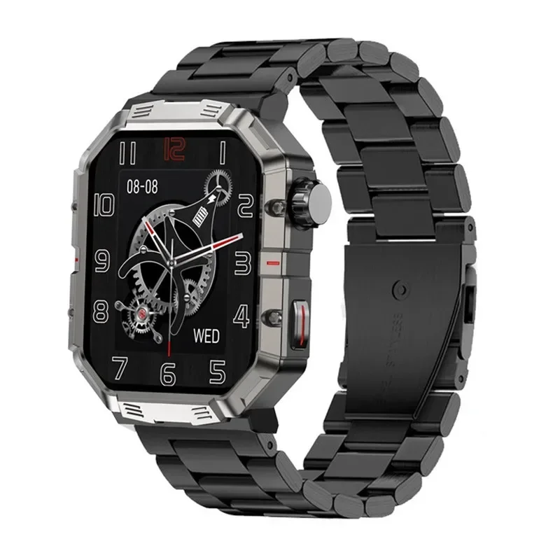 

GW55 Men's Sporty Smart Watch 2.02" Large Display Compass, Bluetooth Calling Music Playback Health Monitoring AI Voice Assistant