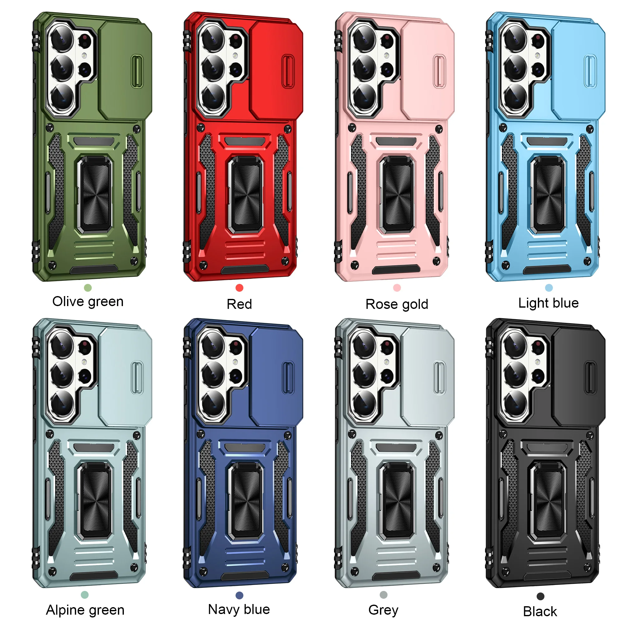 

Suitable for Samsung Galaxy S26 Ultra S26 Plus S26 360° Rotate Ring Holder Shockproof Case Phone Protective Cover Kickstand Skin