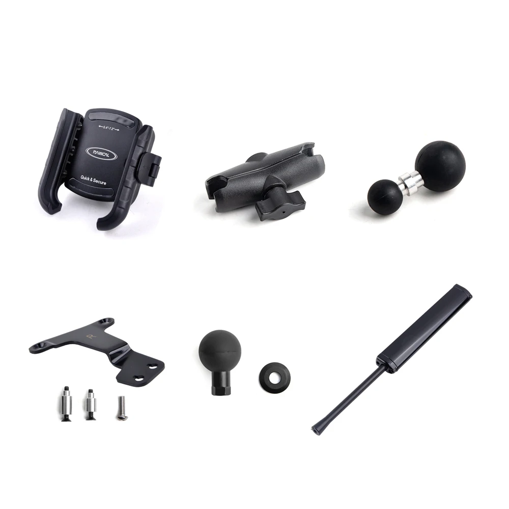 Panical Heckkoffer-Erweiterungs-Telefonhalterung mit Fahnenhalterung für Honda Gold Wing GL1800 2018-2026 Motorrad – Detail 3