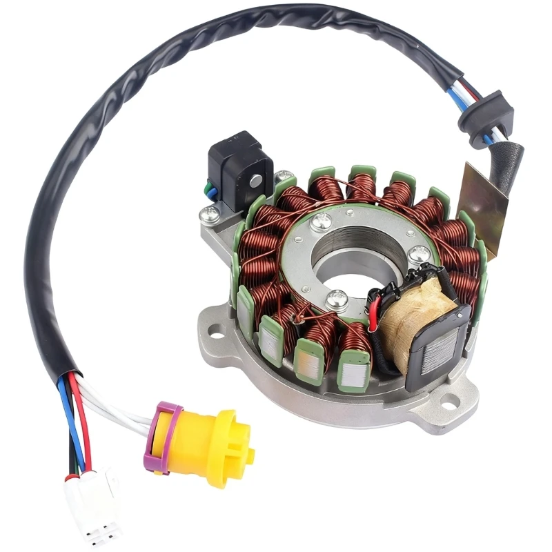 Energy Efficient Motorcycle Generator Magnetor Stator Ignition Coil for 250cc JS250 250 Motorcycle Easy to Install