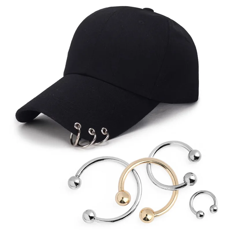 15-60mm U-shaped Rings Buckle Double-headed Screw Metal Buckle Collar Swimwear Hat Decorative Clasp Shoe Hook Sewing Accessories