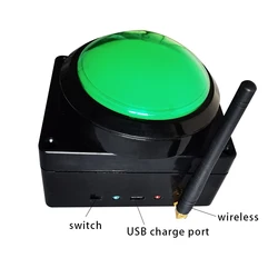 Connect the wireless button USB interface to the timer and the large button will stop counting down immediately DAP