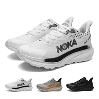 New Cushioning Running Shoes For Men Suitable Heavy Runners Lace Up Sports Non-slip Outdoor Athletic Male Sneakers