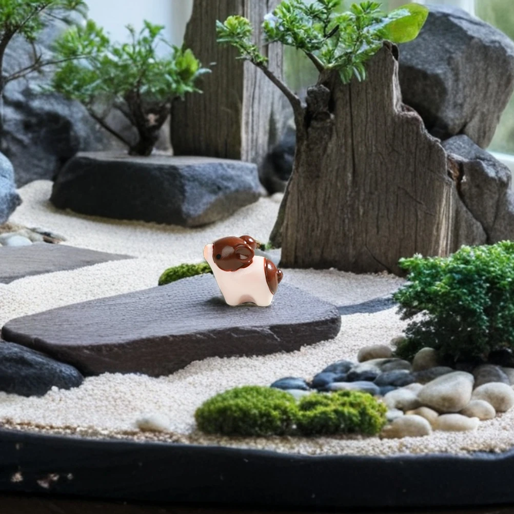 

12 Pcs Little Pig Gardening Piggy Decoration Mini Figurine Resin Accessories Animals Figures Farm Toys