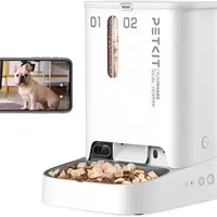 USMILEPET Best Seller Automatic Cat Feeder with Camera Smart App Control Cat Food Dispenser 1080P HD Video for Cats and Dogs