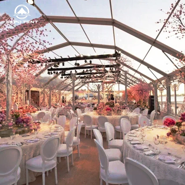 High Quality Transparent Aluminum Wedding Party Events Tent Transparent Wedding Tent for Sale