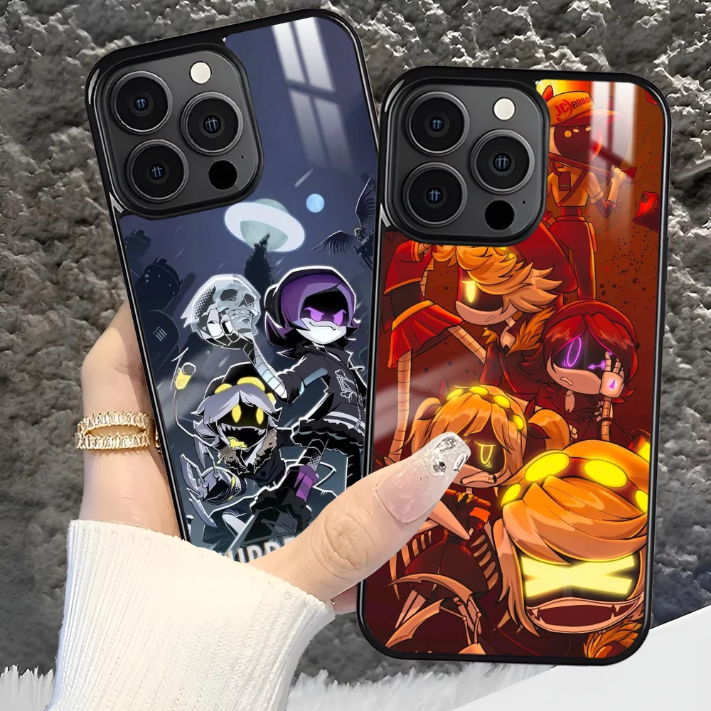 

Game M-Murder Drones Phone Case For iPhone 16 15 14 13 12 11 Pro Xs Max Mini Plus Antislip Shockproof Hard Funda