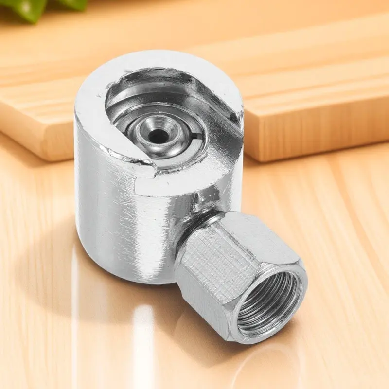 Button Head Grease Fitting Adapter Iron Zinc Alloy Grease Coupler Replacement Hydraulic Fitting Connector for Precise Equipment