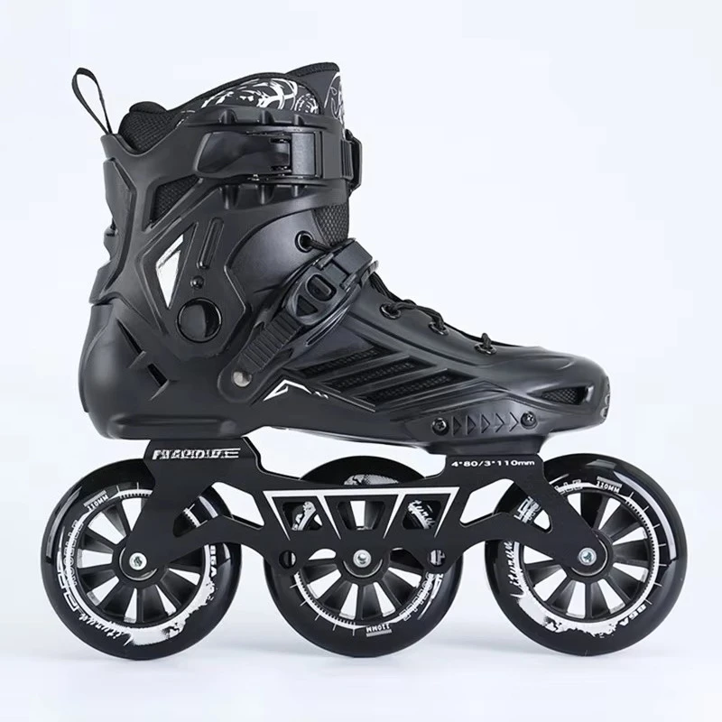 3-Wheel PVC Inline Racing Speed Street Skating Roller Skates XT-3 Men's and Women's Adult Models