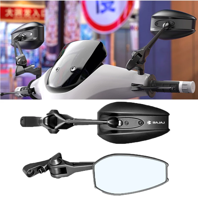 Motorcycle Side Mirrors M8 M10 Bolt Handlebar Mount Adjustment For Bajaj Dominar 250 400 Pulsar Dominar400 17-2024 Accessories