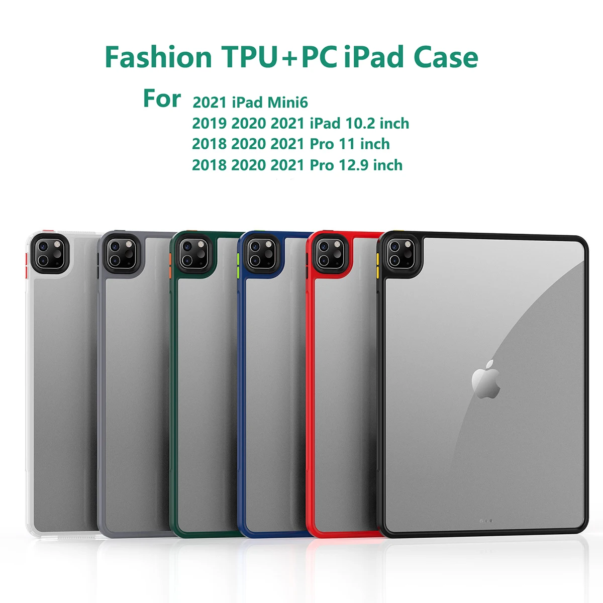 Transparent Tablet Case For iPad Pro 12.9 Inch 2021 2020 Mini 6 Acrylic Ultra-thin Protect Cover For iPad Pro 11 Inch 12.9