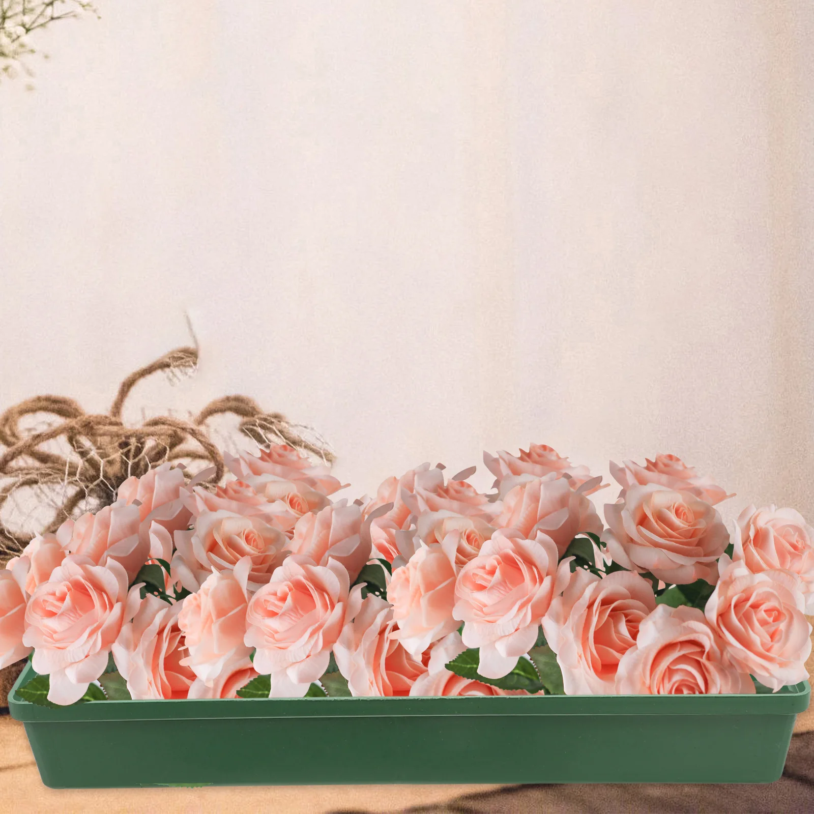 

4 pcs Floral Holder Arrangement Base Floral Mud Tray Container Bowl Holder Wedding Bouquet Fixing Tray Plastic Flower Trays