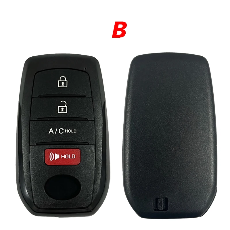 CS007152 Chiave per auto intelligente con pulsante 3/4/5/6 per la sostituzione Toyota Custodia per chiave a distanza aggiornata