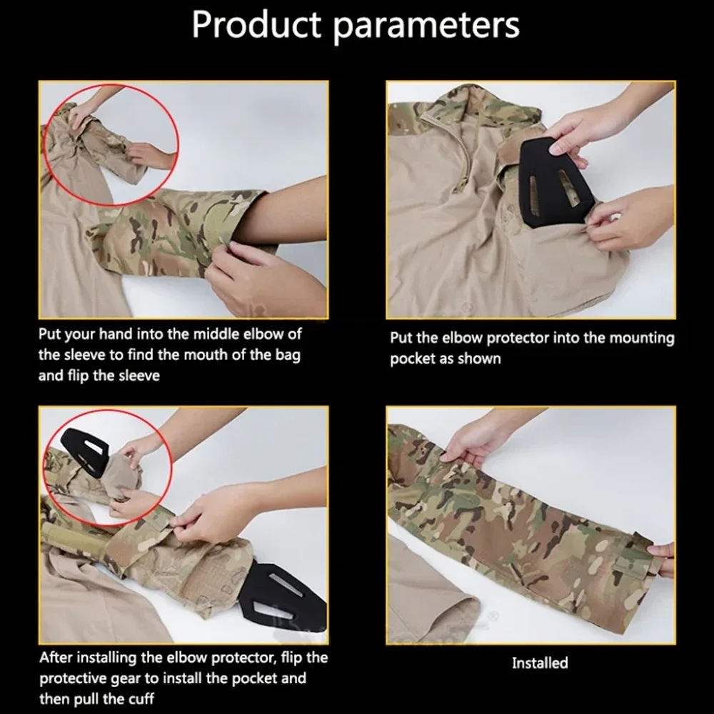 4 قطعة/المجموعة العسكرية التكتيكية الركبة الكوع وسادة مجموعة الادسنس الركبة الكوع منصات واقية القتالية الألوان سكيت الرياضة حارس السلامة والعتاد
