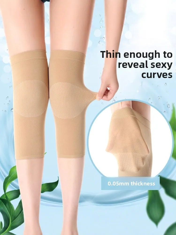 Thin Breathable Summer Knee High Sos Covers Warmth for Men And Women Air Conditioned Room Sl Anti Slip Knee Pads
