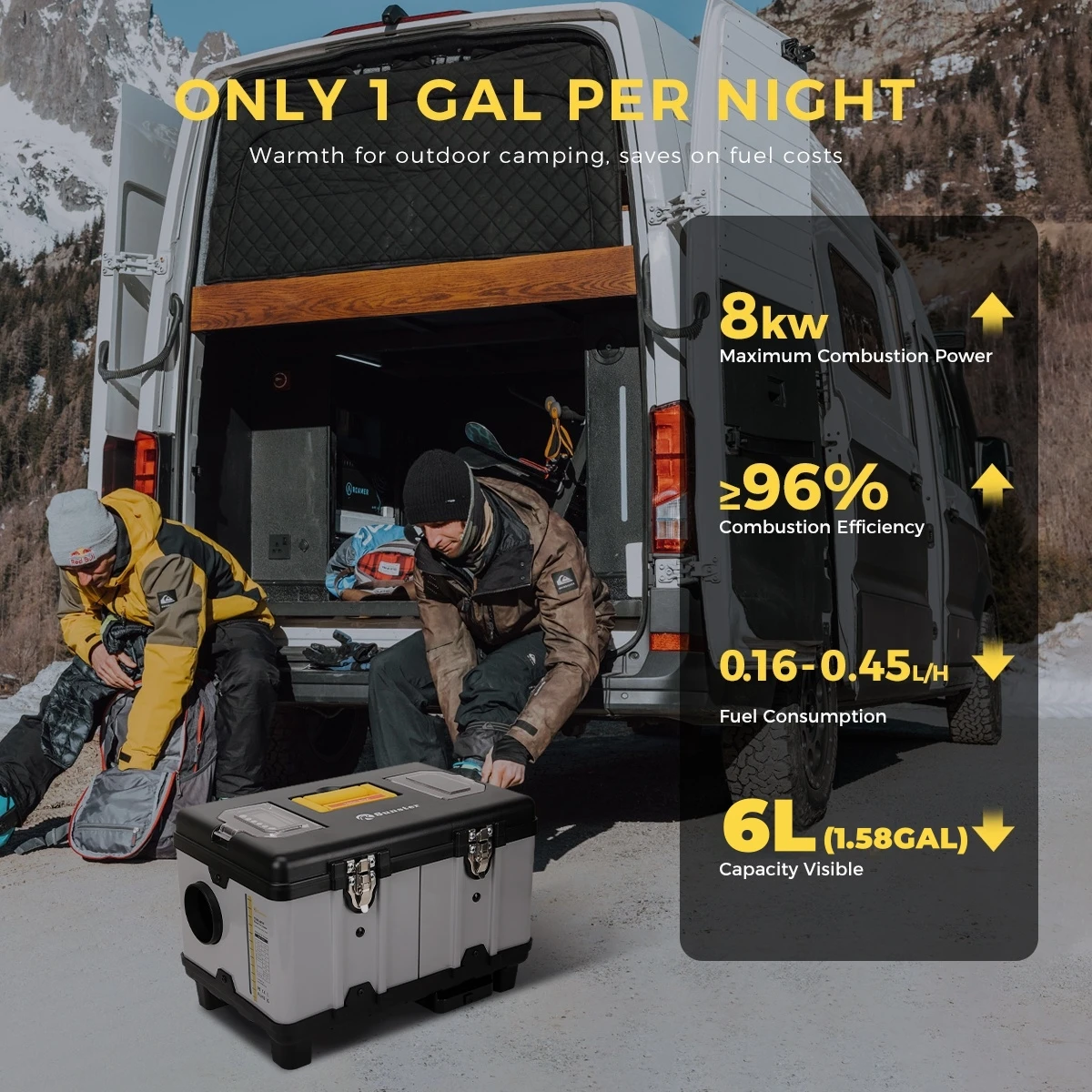 8KW TB10 سخان وقوف السيارات 12 فولت و 24 فولت و 110-240 فولت سخان هواء الديزل ث/وضع التهوية و لوحة التكيف وسخان سيارة بلوتوث لشاحنة القارب