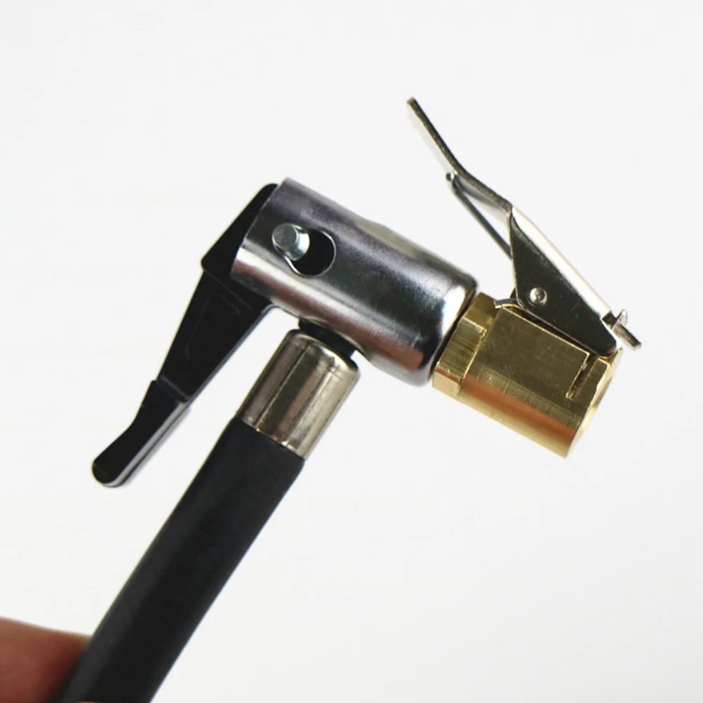 

4Pcs Car Thread Air Chuck Tire Inflator Brass Open End Nozzle Clips Fit 8Mm Diameter Hose Pump Accessories Tire Air Chuck