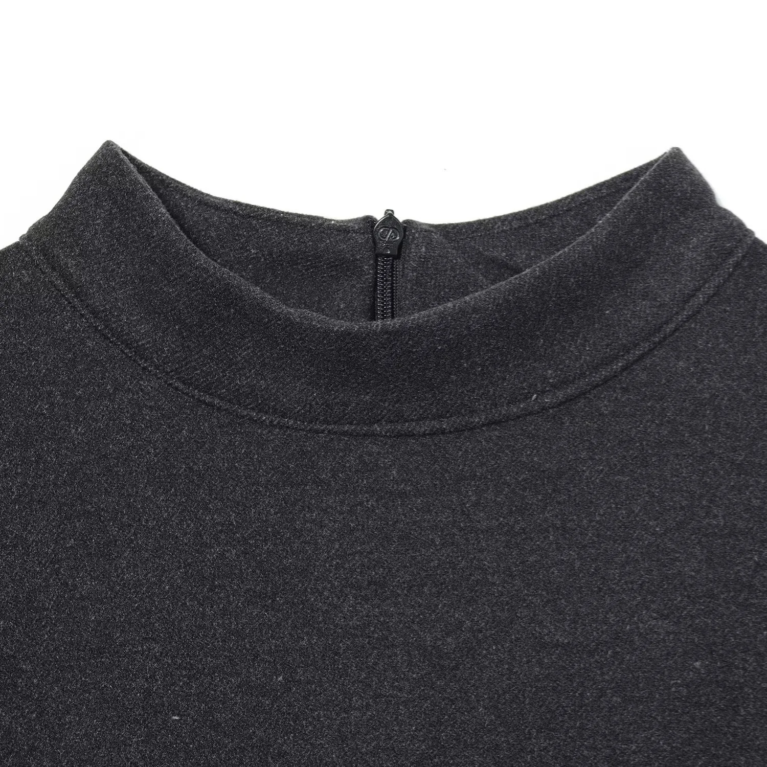 Women's Short-Sleeve Straight Maxi Dress Autumn Winter Premium Soft Fabric Belt Skirt Fashionable Slim-Fit High-Neck Petticoat