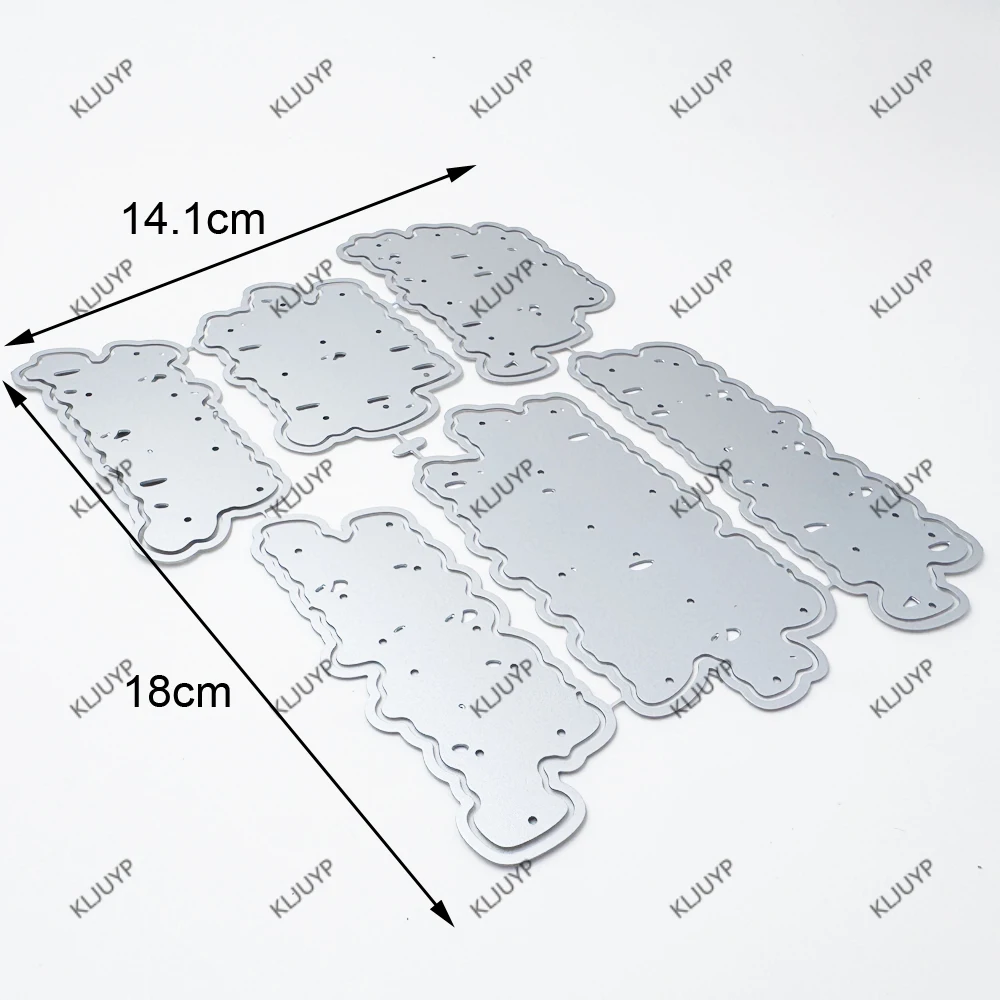 KLJUYP Christmas Baking Phrases Metal Cutting Dies Stencils for DIY Scrapbooking/album Decorative Embossing DIY Paper Cards