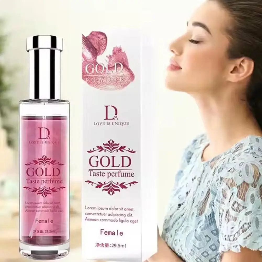 عطر فرمون مسحوق ذهبي للرجال والنساء عطر يومي للأزواج عطر يمزح عطر أو دو تواليت كولونيا