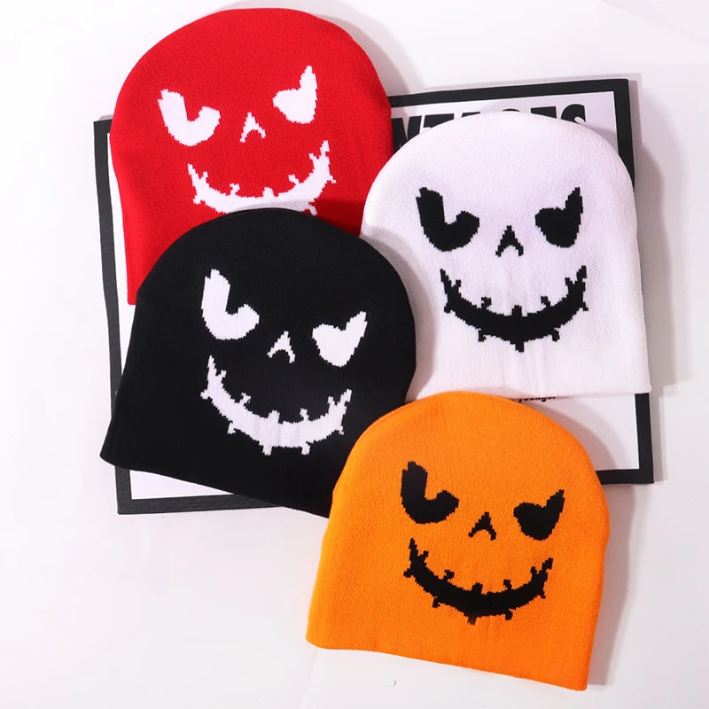 Halloween Pumpkin Cap Comfortable Warm Street Hip-hop Party Hat For Women Men Funny Trendy Personalized Hat Halloween Gifts