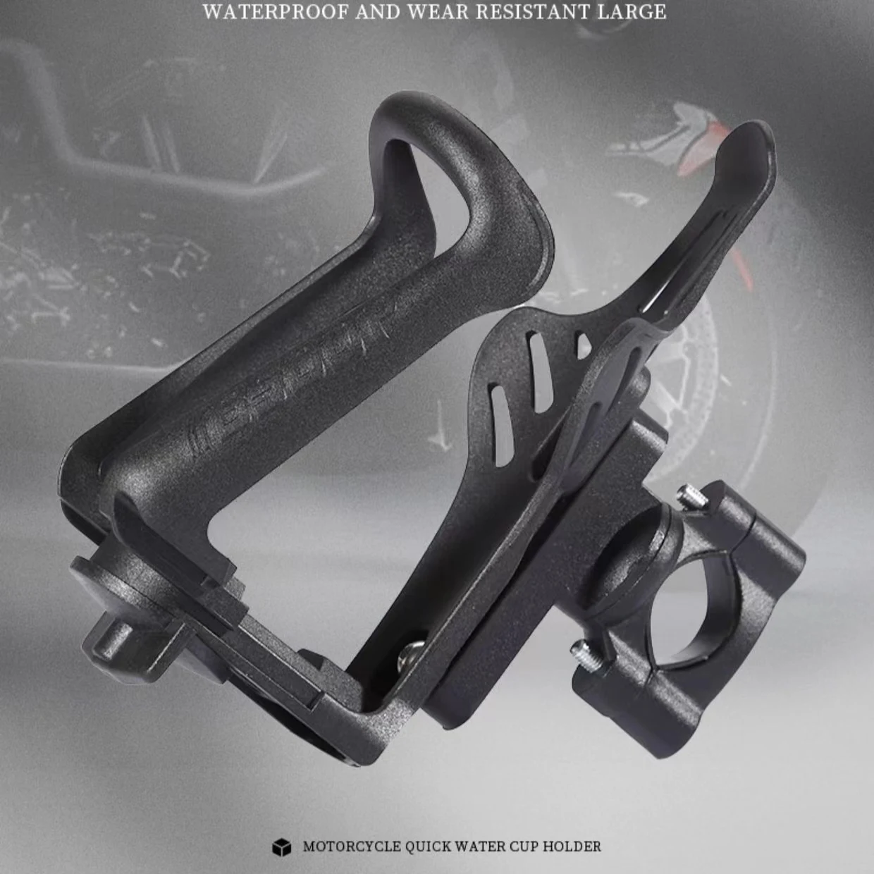 

Width Adjustable Drink Bottle Holder for Motorcycle Scooter ATV Bike Suitable for Bottles of Different Sizes Cup Holder