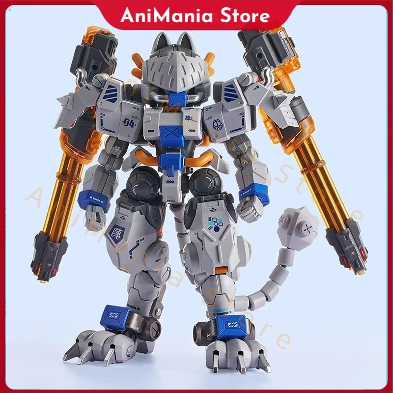 

Spot Supply XIAOT Original IRON ROARS Series C.A.T-04 Anime Action Figure Assembly Model Toys Collectible Model Gifts for Boys