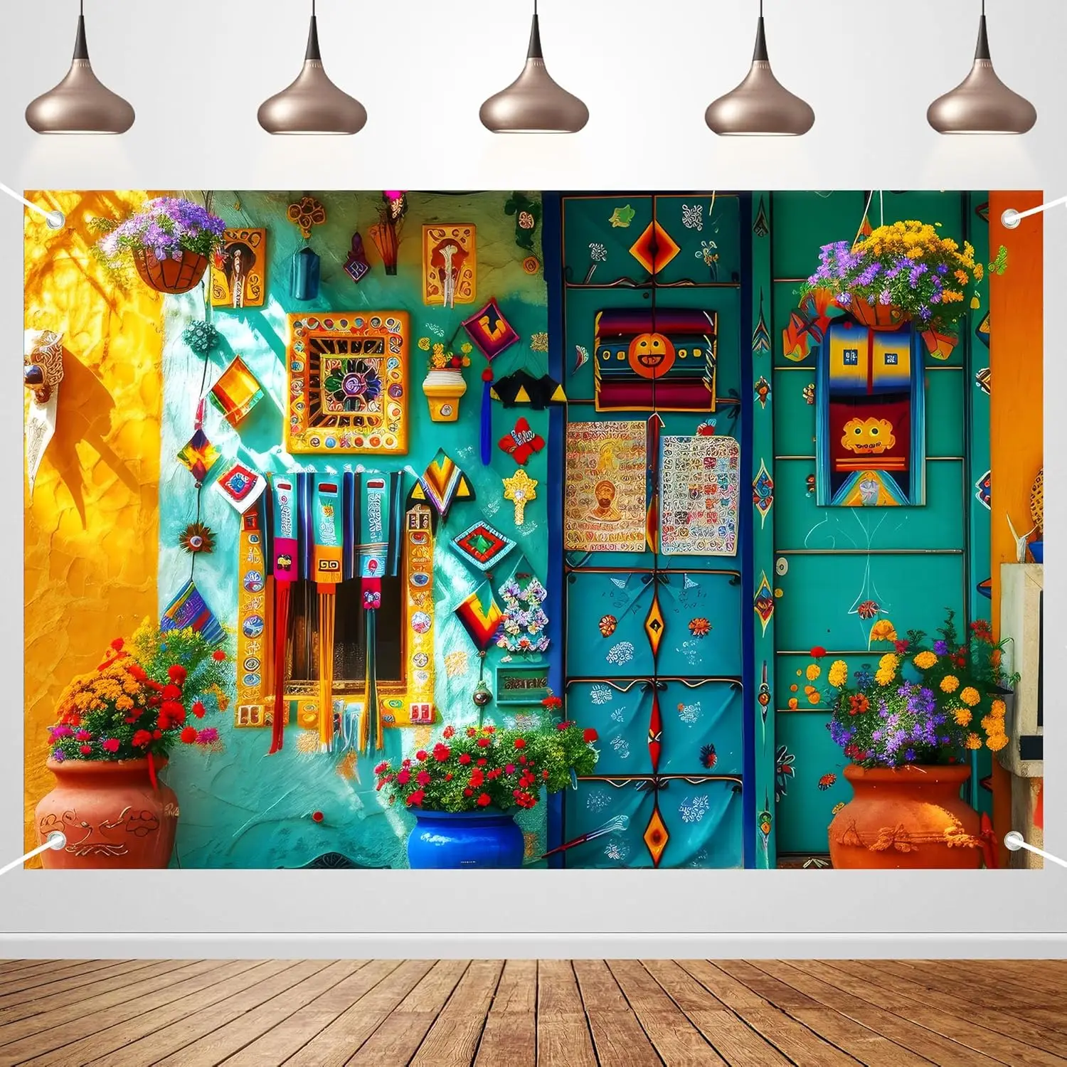 

Фон для фотосъемки мексиканская фиеста вечерние украшения баннер Cinco de Mayo тематический баннер для установки сцены Настенный декор фестиваль