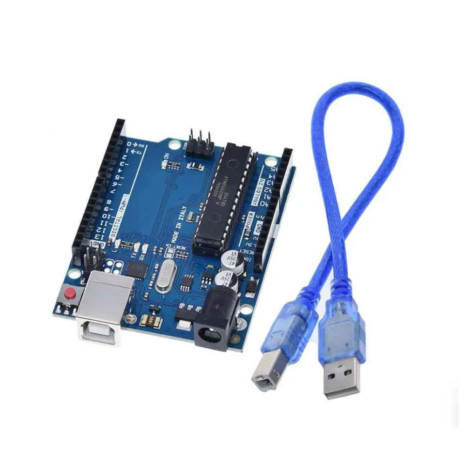 UNO R3 ATMEGA16U2 / UNO+WiFi R3 ATMEGA328P Chip For Arduino with Cable UNO R3 Development Board