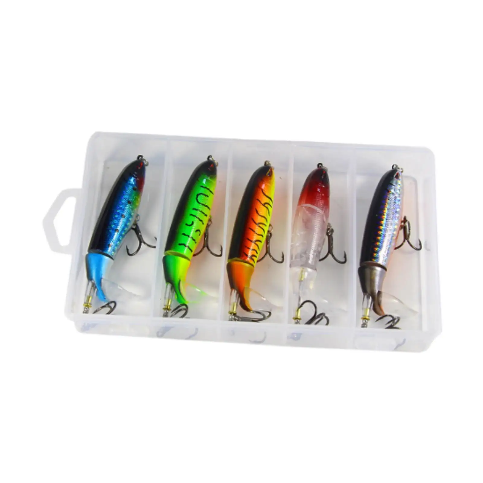 

Набор из 5 твердых приманок с коробкой для снастей, 10 см, для морской и пресной воды