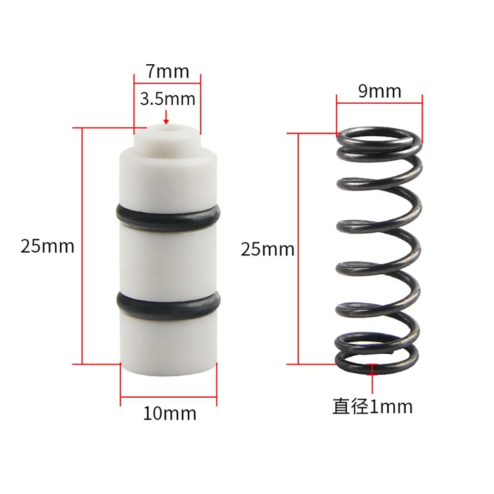 

2 шт., аксессуары для резки проволоки, штамповочная машина, искровая машина, вращающаяся головка, плунжер для остановки воды, пружинная уплотнительная пробка, головка для остановки воды