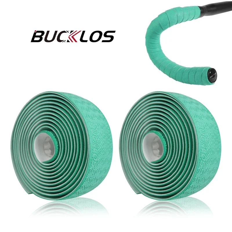 BUCKLOS Rennrad-Lenkerband, rutschfest, für Fahrradgriff, weich, stoßdämpfend, für Rennen, Kies, Radfahren, Lenkerbänder, Wickelgurt