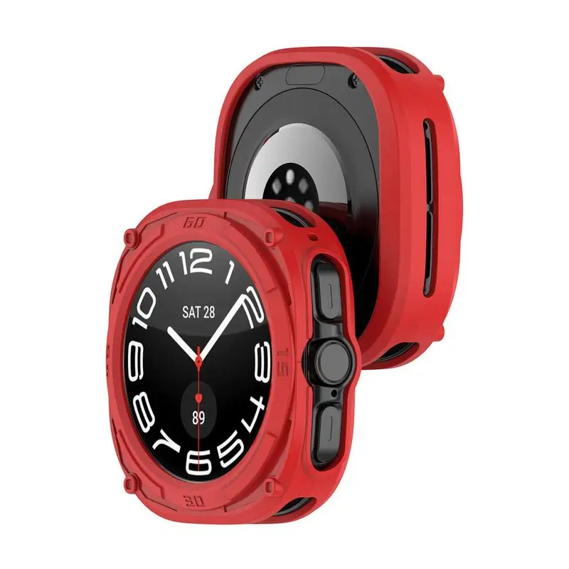 Watch Screen Cover Bumper Shell Screen Case Protector Waterproof Case TPU Cover Replacement Part Screen Cover Protective Film