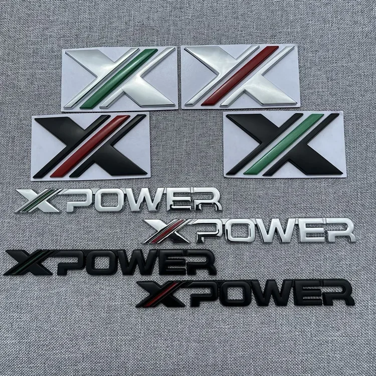 ملصقات وشارات شعار معدني X Power XPOWER ، سيارة ثلاثية الأبعاد أصلية ، شعار جسم الصندوق الخلفي ، ملحقات تصفيف الشارات ، MG5 ، MG6