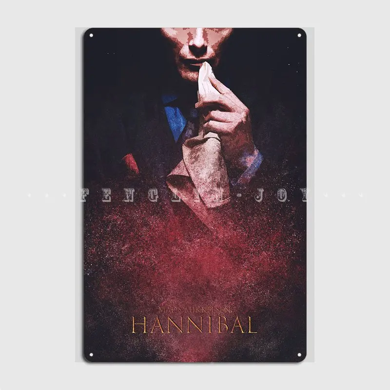Ганнибал Лектер-Ганнибал металлический плакат для кинотеатра Декор для гостиной клуба бара роспись Оловянная вывеска плакаты