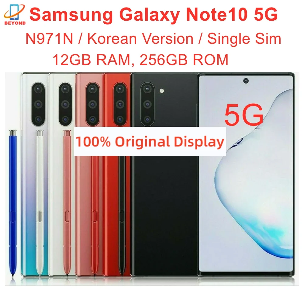 Samsung Galaxy Note 10 5G N971N Note10 6.3