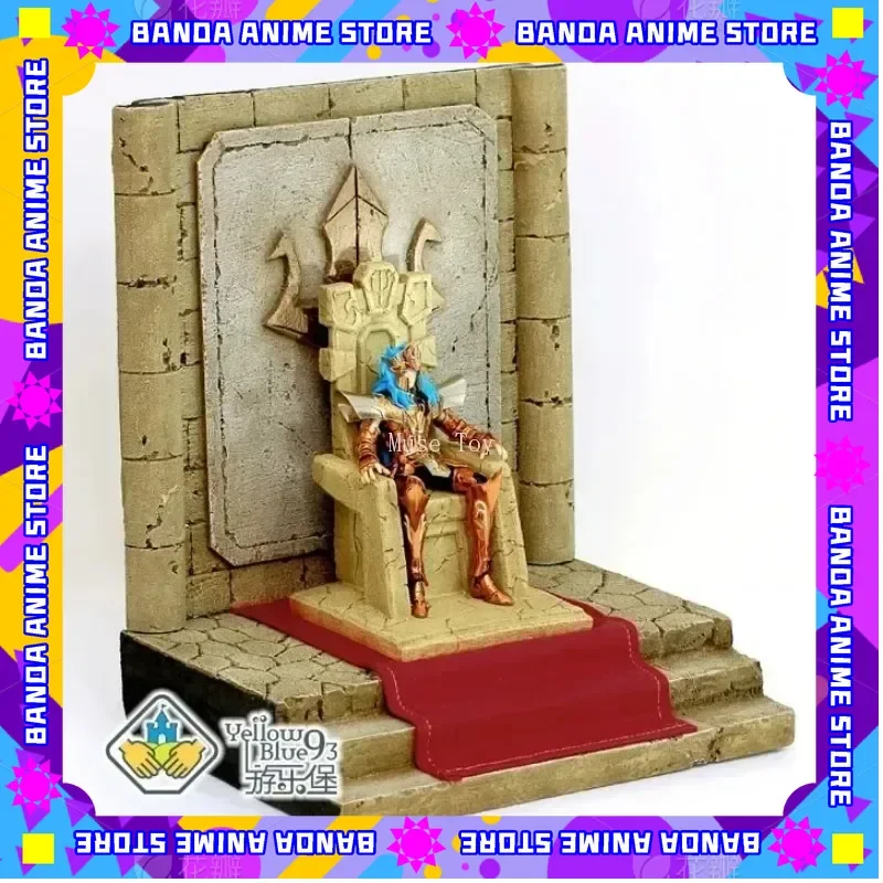 

В наличии Новейшая римская Saint Seiya миф ткань Sanctuary Nordic God Warrior Athena Sea Palace Resin Scene Saint Фигурка