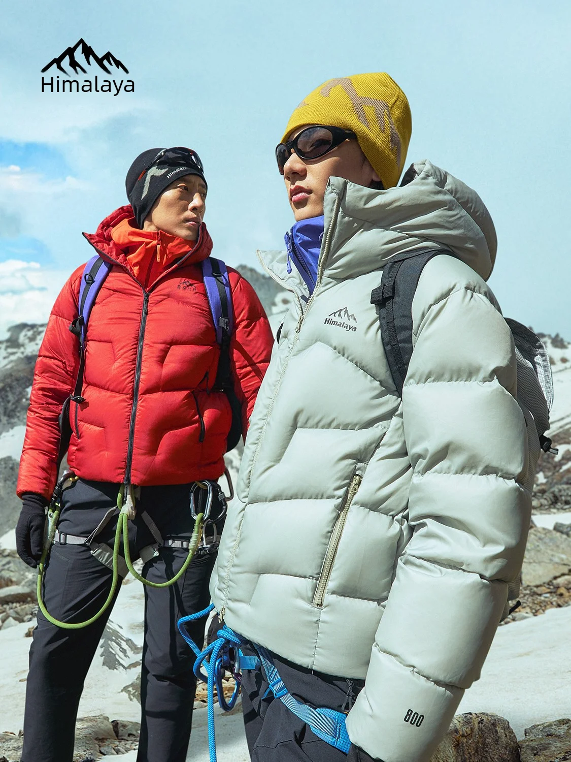 Golden Camel Himalaya Winter Down Jackets Men 800FP Warm Windproof Windproof Goose Down Jacket 5500M High Altitude Climbing Coat - view 3