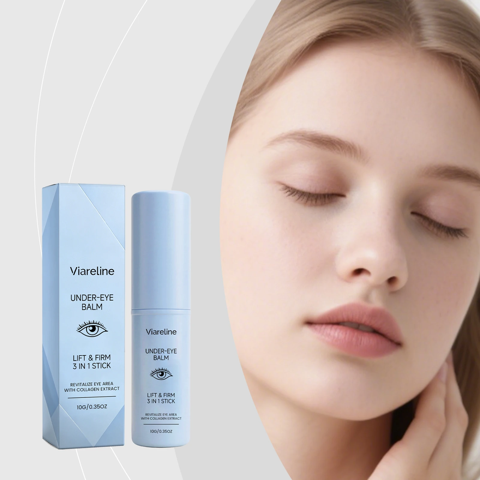 

Firming Eye Cream Stick Reduce Eye Puffiness Dark Circles Nourishing Lightening Fine Lines Lightweight Moisturizing Eye Cream