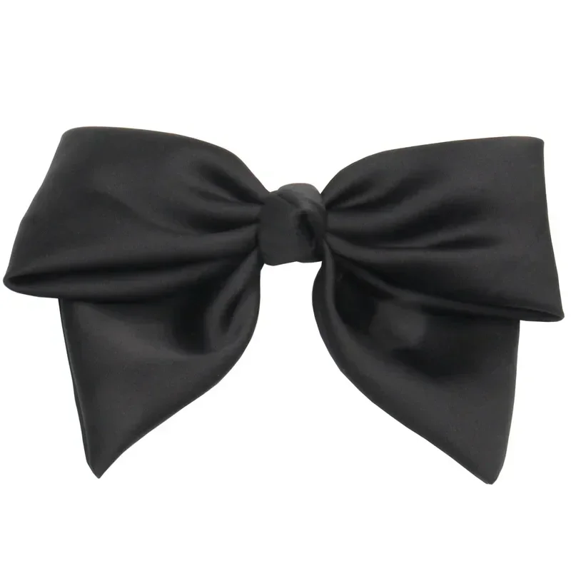 Korea Elegant Large Silks Bow Knot Hairpin 2023 New Charm  Alligator Clip Hair Accessories for Women Christmas Gifts Headdress