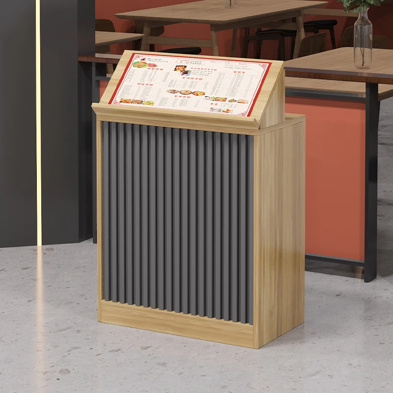 Restaurant Welcome Desk Reception Desk Restaurant Entrance Shopping Guide Desk Customer Hotel Simple Information Guide