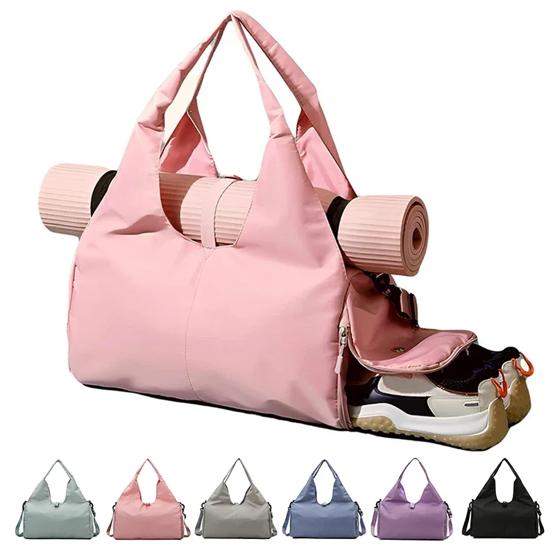 

Multi Functional Large Capacity Dry Wet Separation Single Shoulder Portable Storage Bag Urban Minimalist Travel Fitness Bag