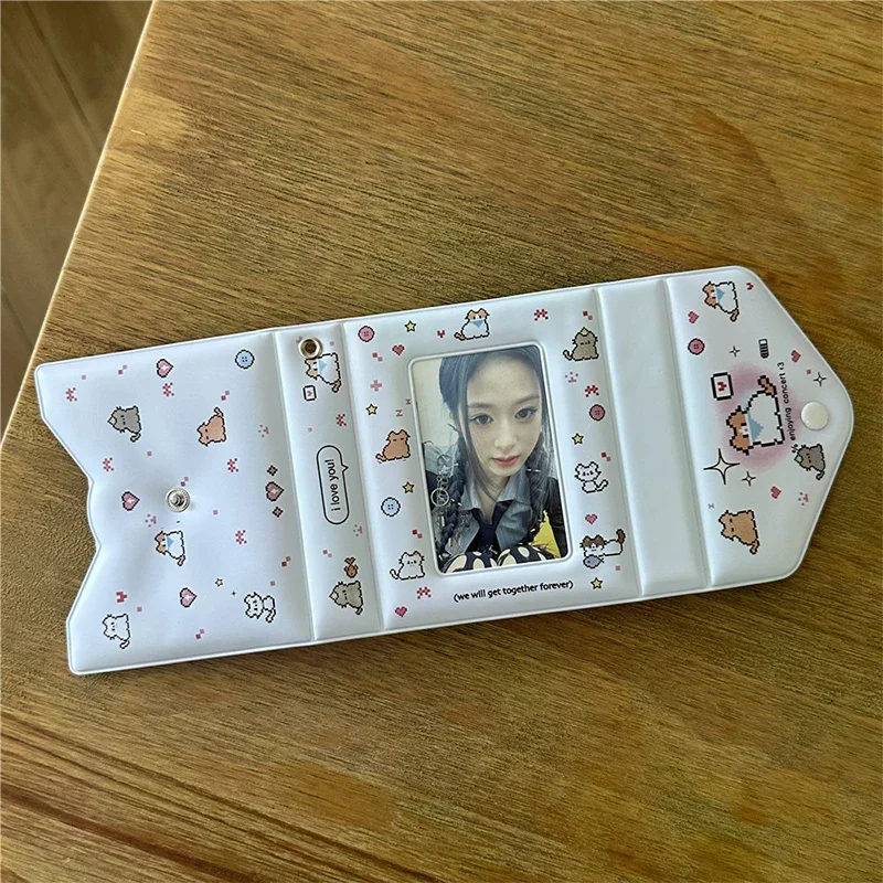 3 Inch Kpop Photo Card Binder 40 Slot Card Holder for Idol Lomo Postcards Collector Album Photocards Organizer