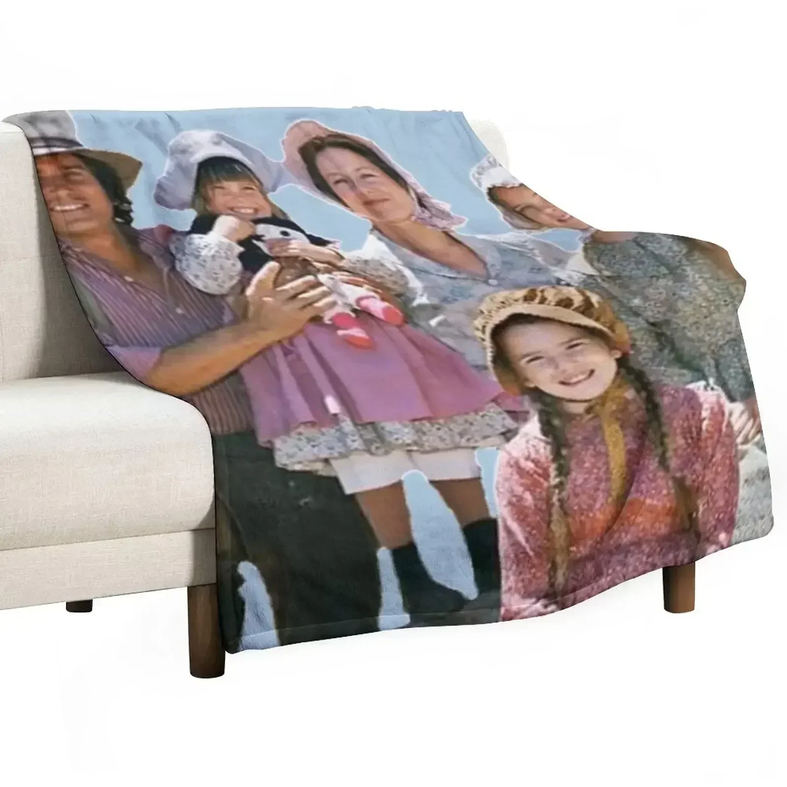 

Little house on the prairie, the ingalls Throw Blanket Stylish Warm Blanket for Living Room Bedroom