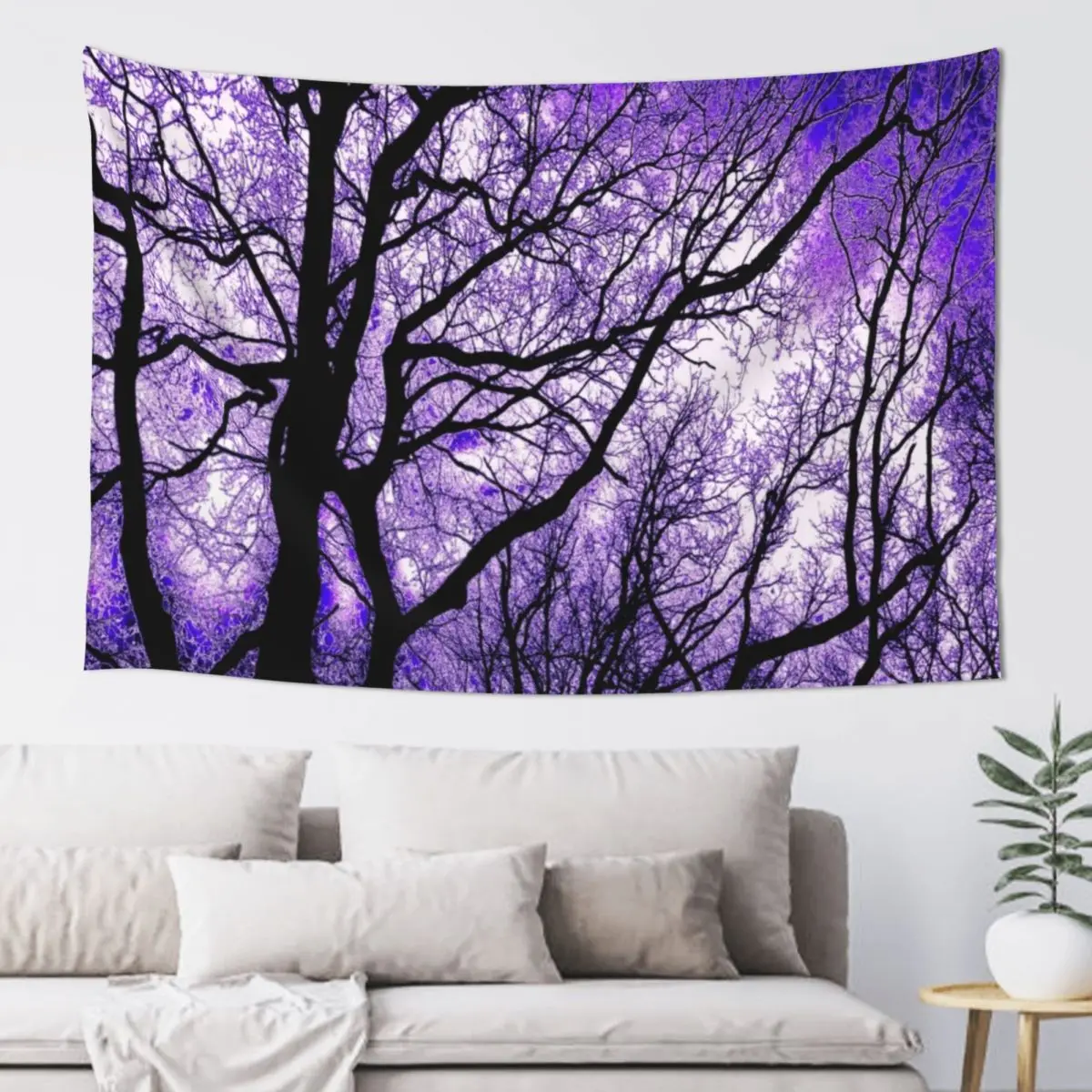 The Trees Know (purple) Tapestry Decorations For Room Room Decor Tapestry